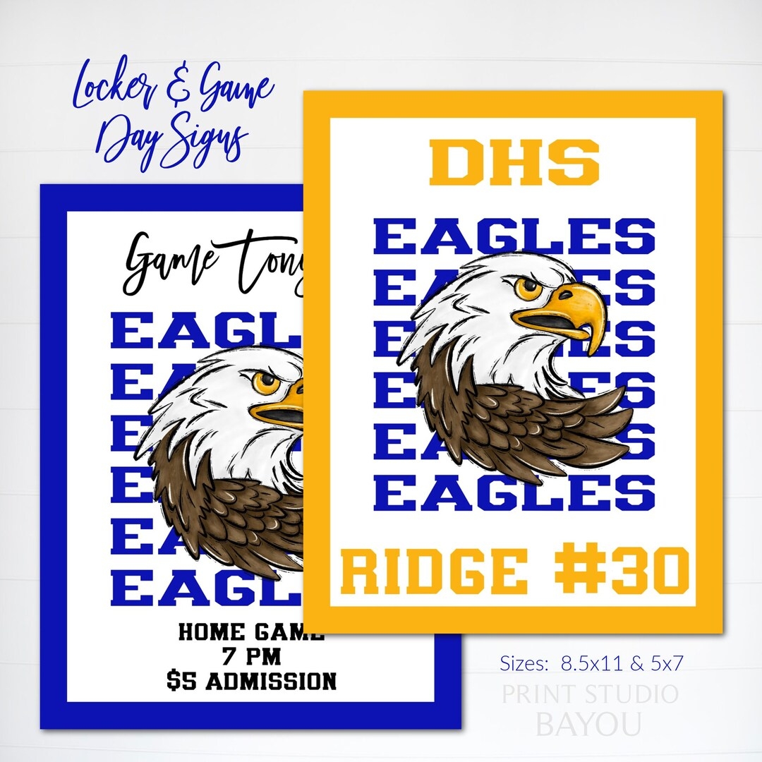 Eagles Mascot Locker Signs Game Day Signs Fan Signs Pep Rally Signs Sports Banquet Signs Sports Decor Printable Editable Template Etsy Israel Eagles Mascot Locker Signs Game Day Signs Fan Signs Pep Rally Signs Sports Banquet Signs Sports Decor Printable Editable Template Etsy Israel