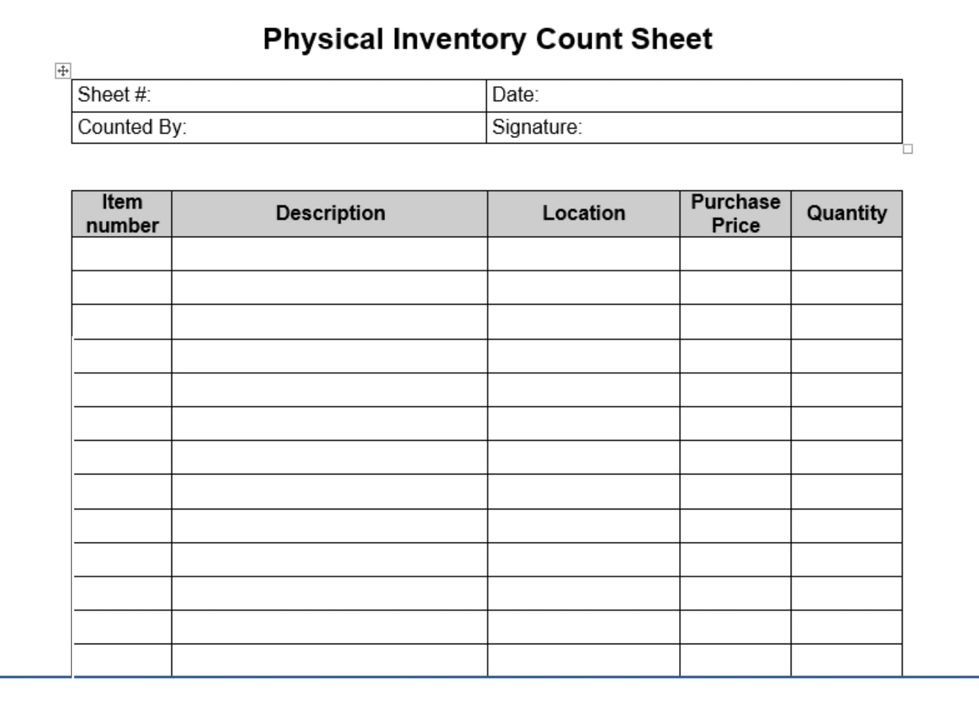 Easy To Edit Product Inventory Count Sheet Inventory List Planner Inventory Tracker Inventory Log Product List Organizer Worksheets Library