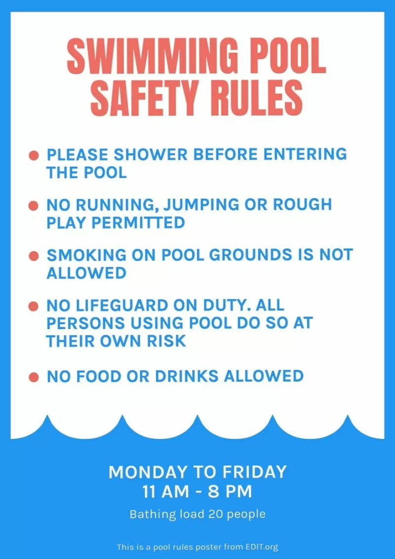 Edit Swimming Pool Rules And Regulations Signs Edit Swimming Pool Rules And Regulations Signs