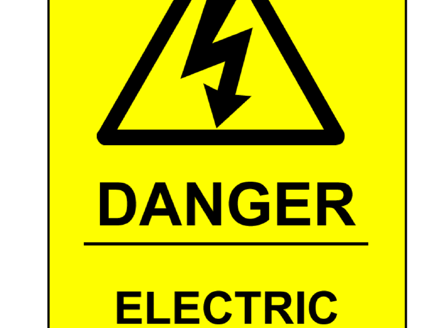 Electrical Safety Signs Poster Template