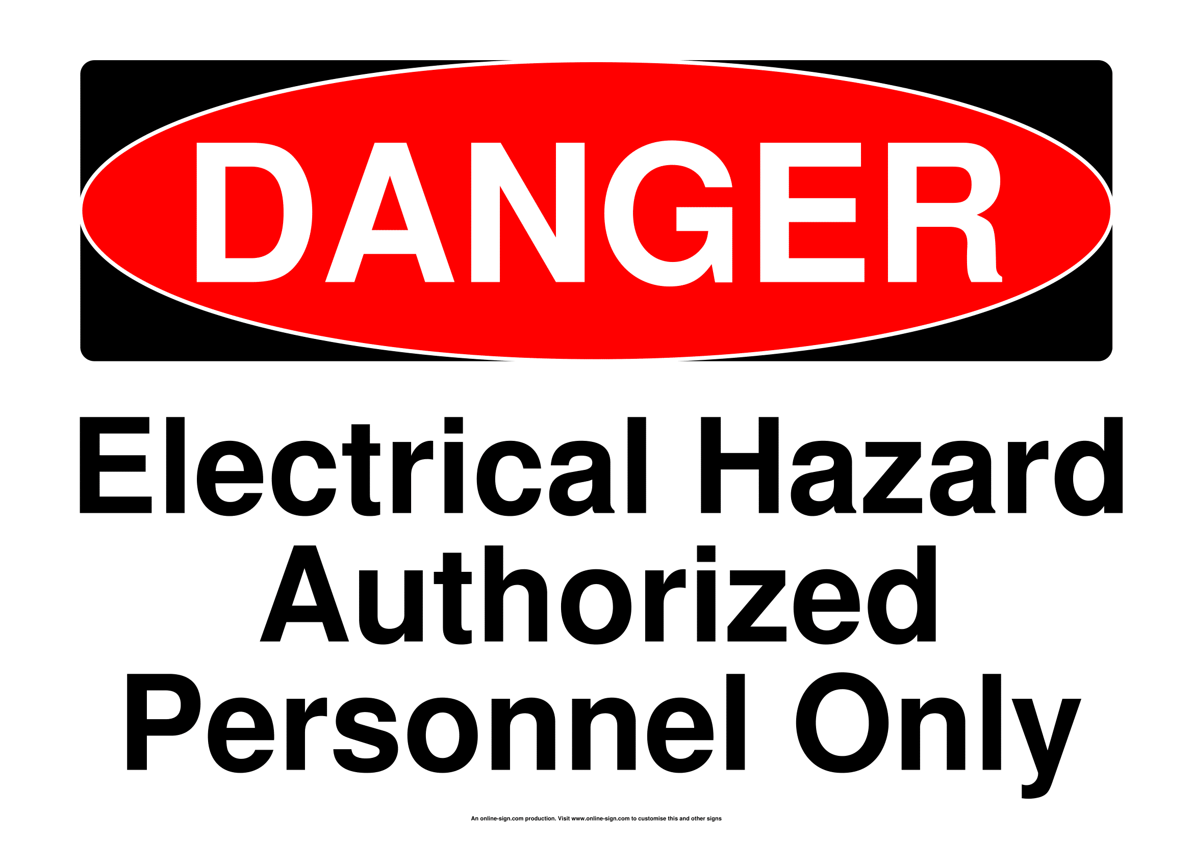 Electrical Warning Signs Poster Template Electrical Warning Signs Poster Template