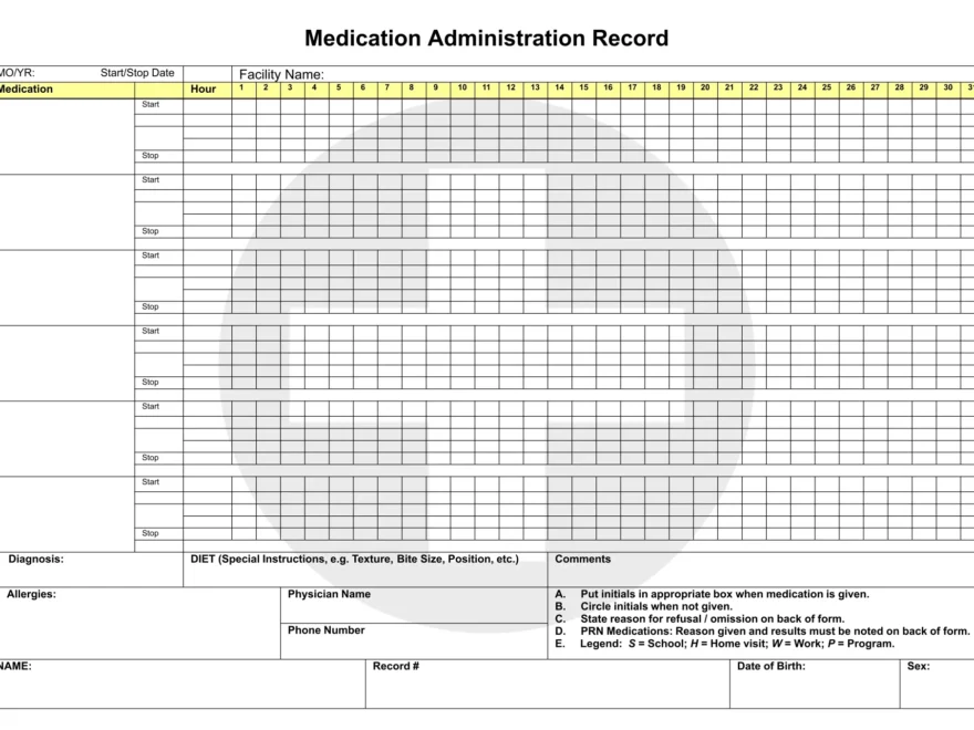 Electronic Or Paper MAR Charts