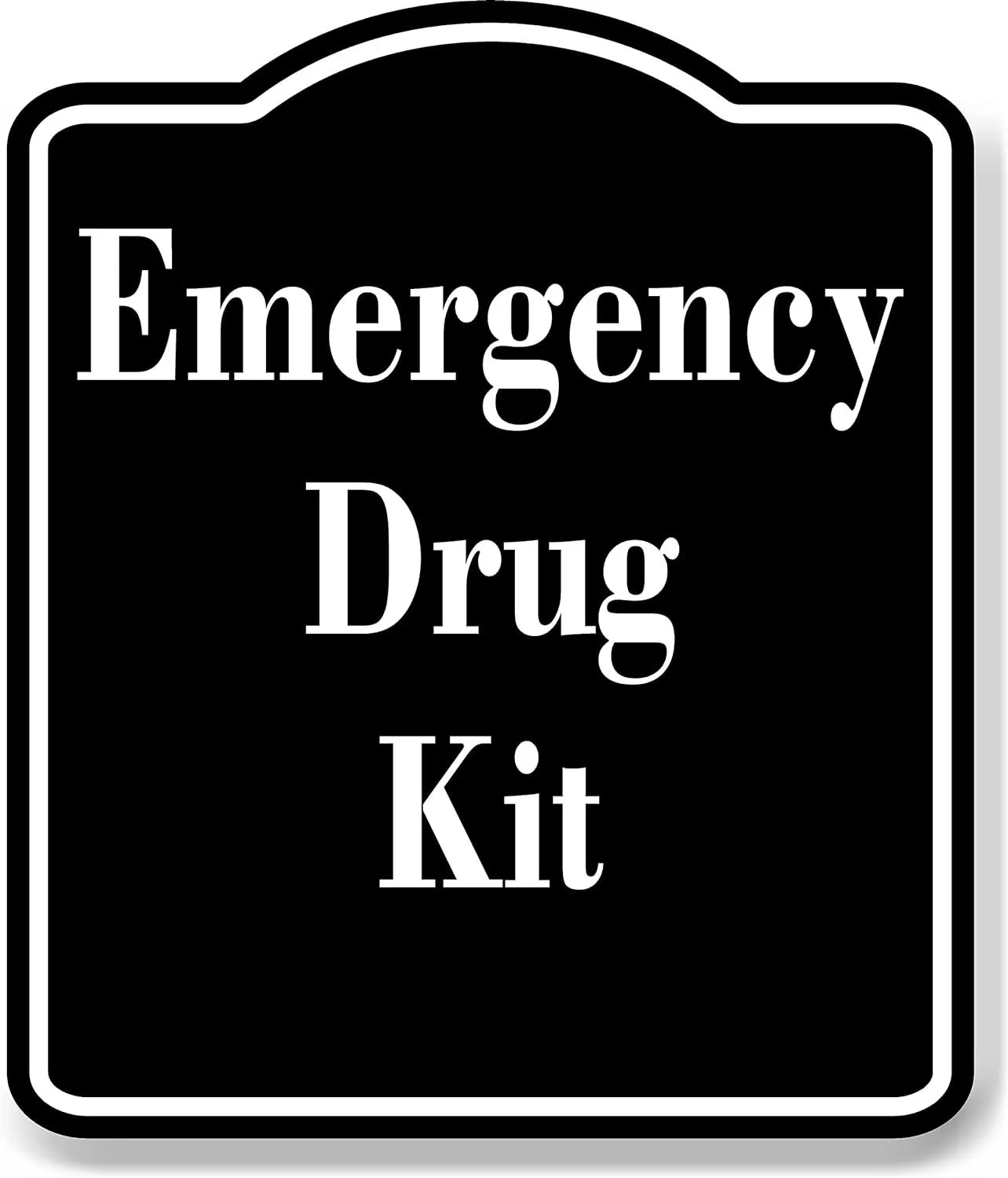 Printable Emergency Drug Kit Sign Printable Emergency Drug Kit Sign