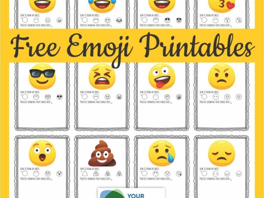 Emoji Printables How To Draw Emoji Faces Your Therapy Source