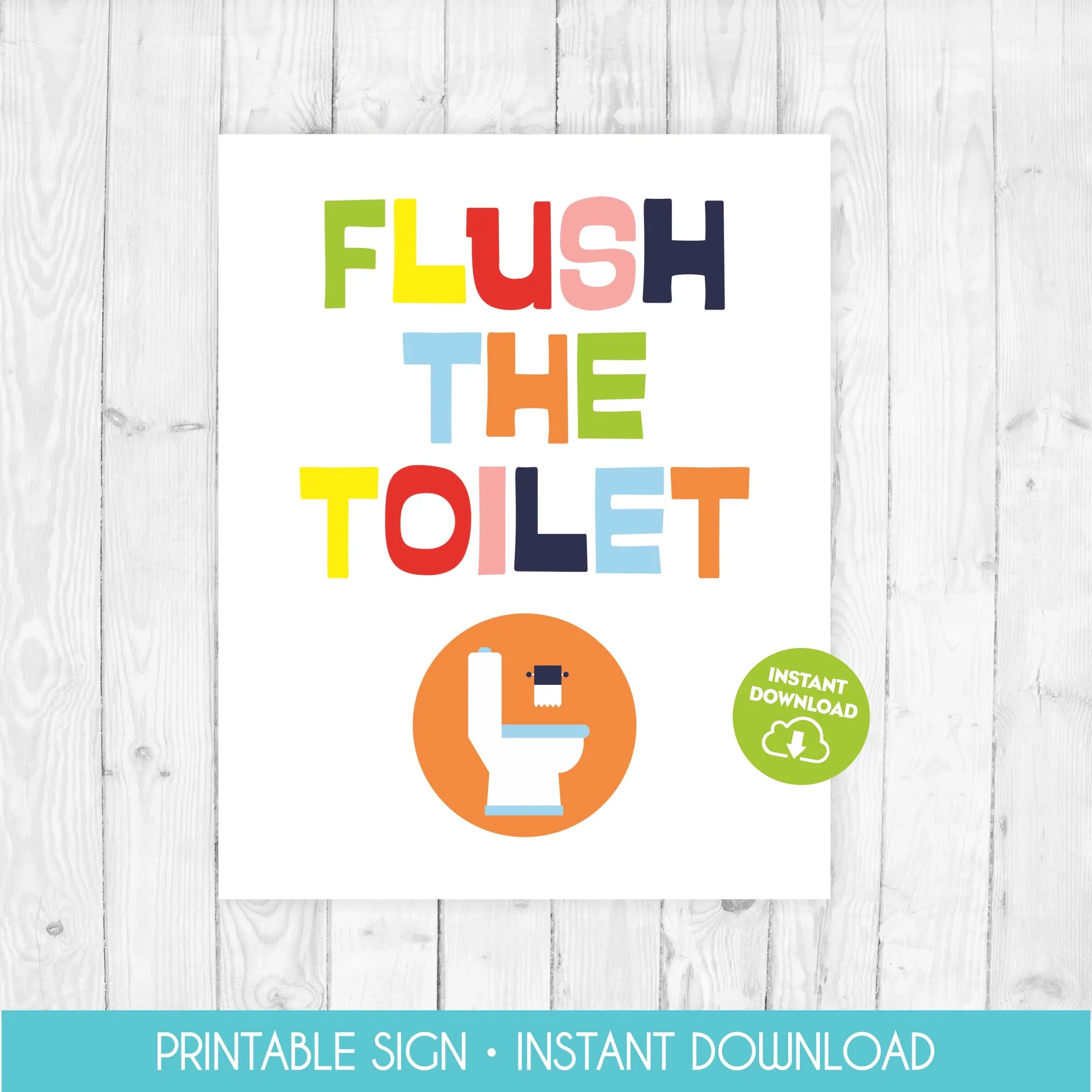 Flush The Toilet Sign Printable School Bathroom Sign Boy Toilet Sign Children Bathroom Sign Kids Toilet Rules Toilet Flush Reminder 333 Etsy
