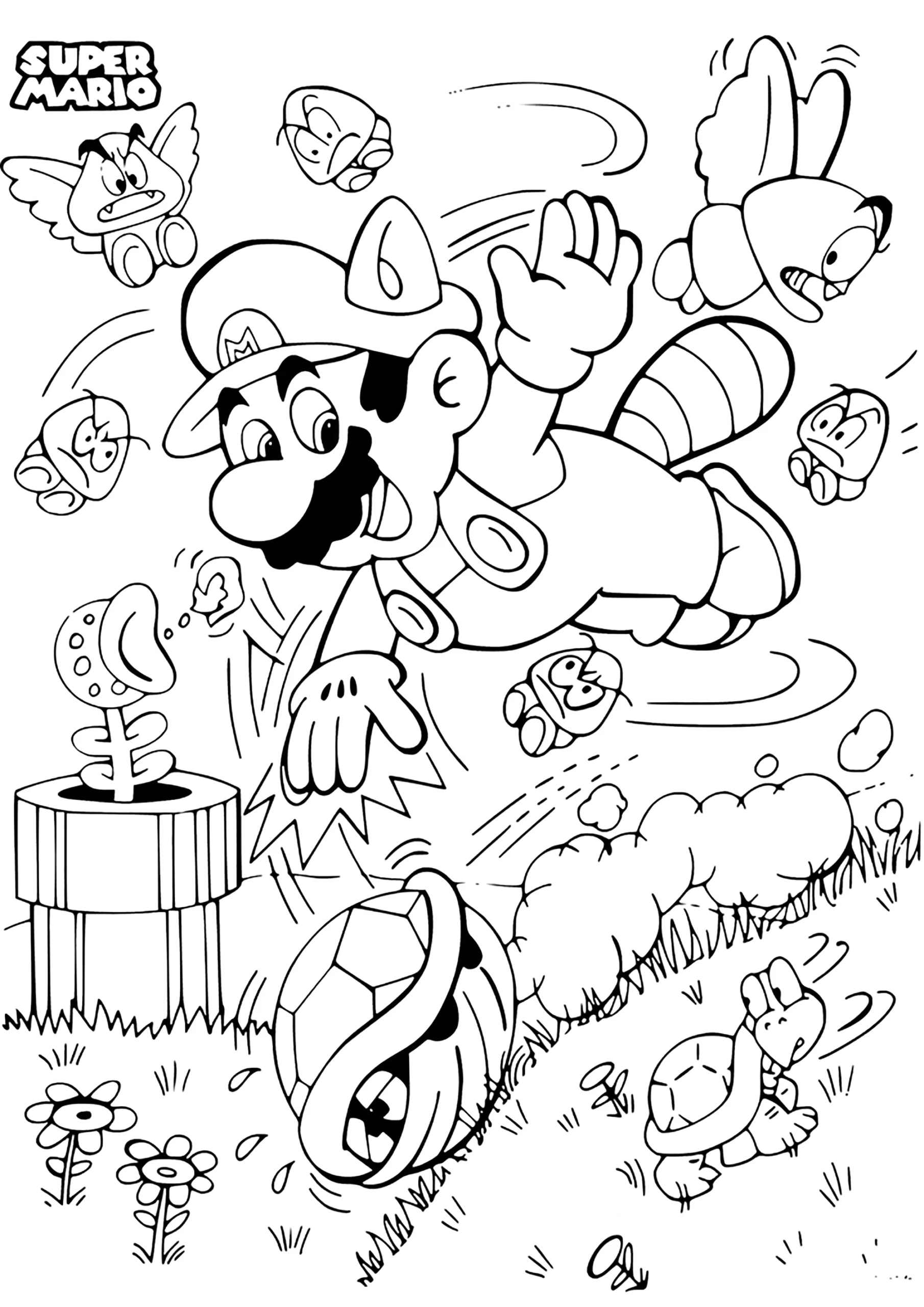 Printable Coloring Sheets Mario Printable Coloring Sheets Mario