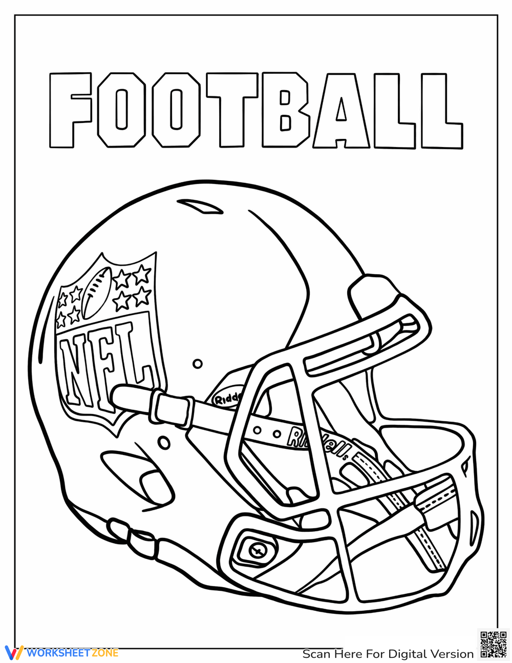 Football Coloring Pages Online And Printables 