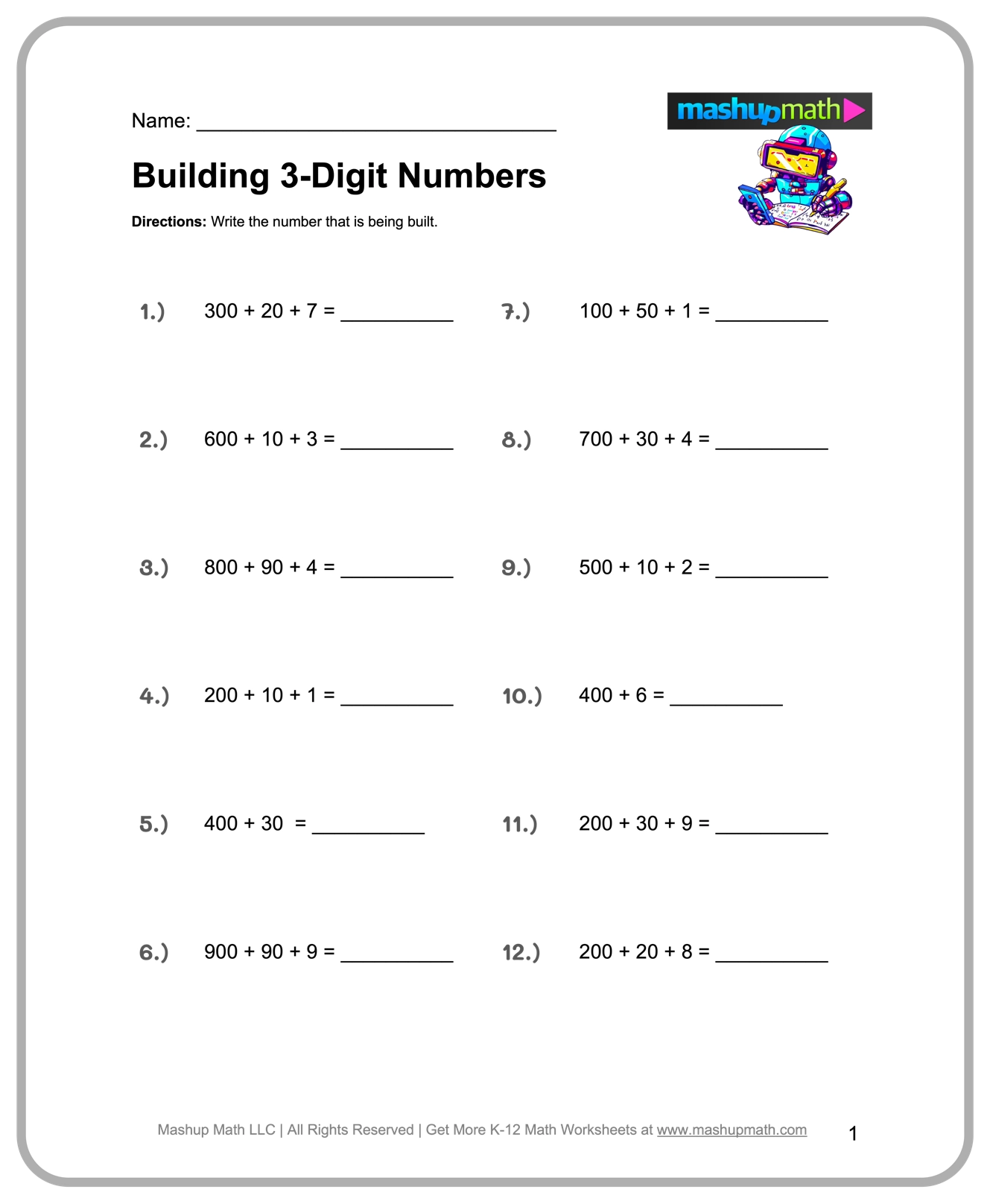 Sheets From 3rd Grade Math Printable Sheets From 3rd Grade Math Printable
