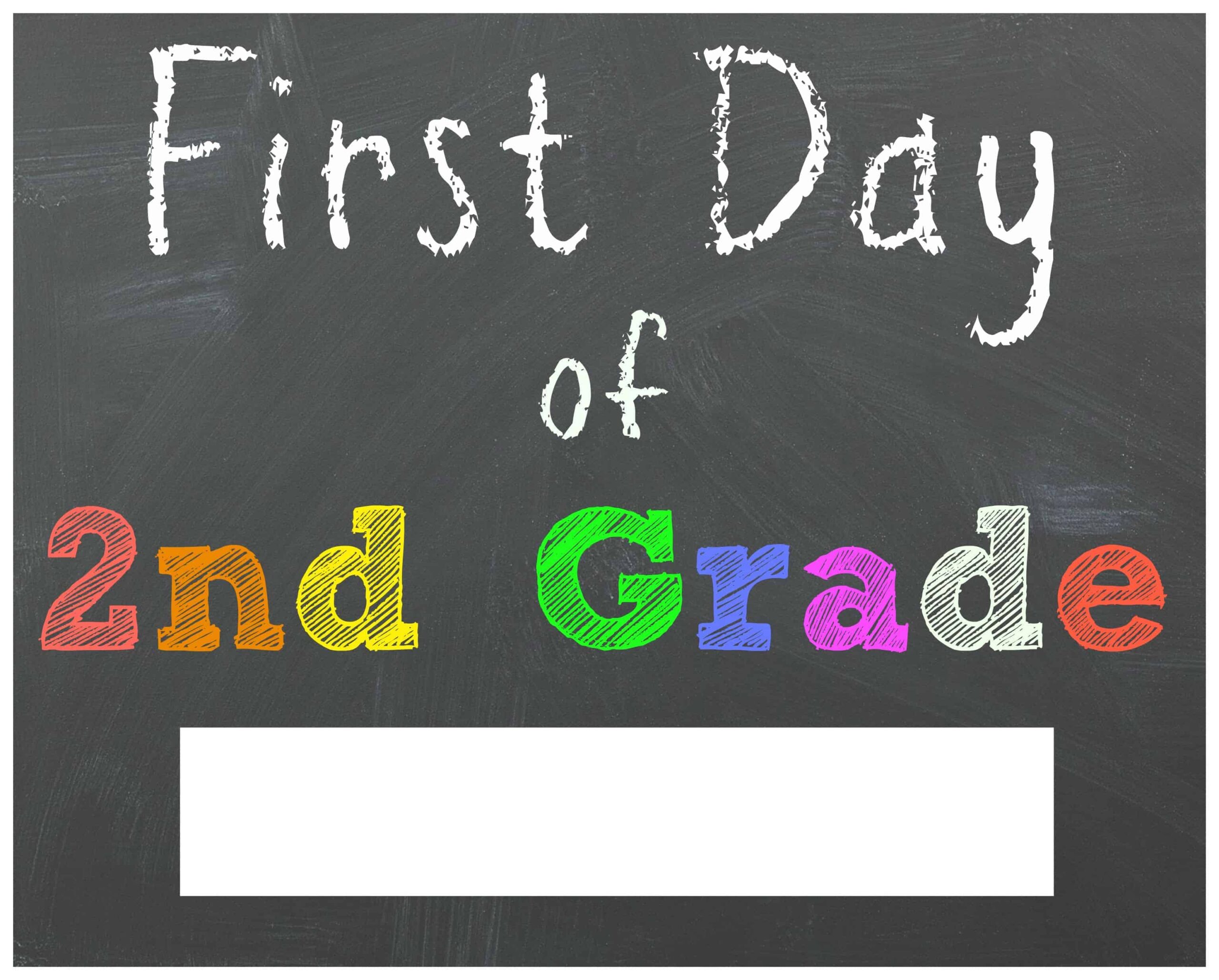Free Printable 2nd Grade Signs