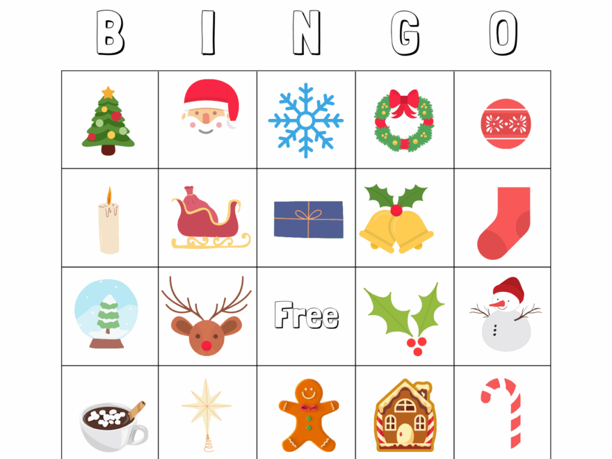 Free Christmas Bingo For Kids Arinsolangeathome