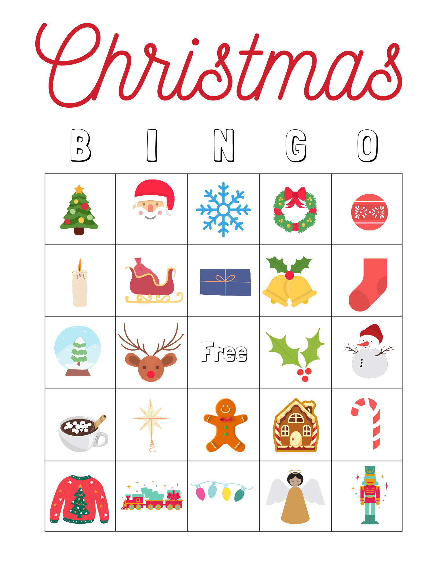 Free Christmas Bingo For Kids Arinsolangeathome Free Christmas Bingo For Kids Arinsolangeathome