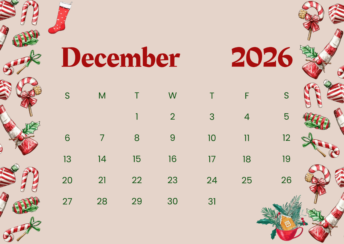 2026 Christmas Planner Printable