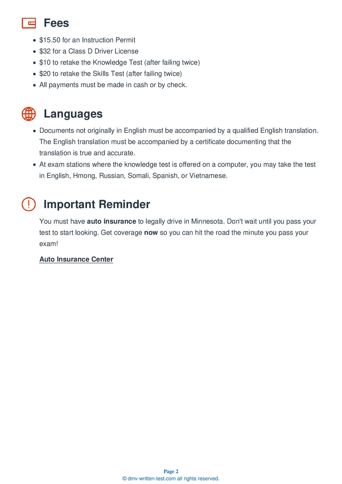Mn Permit Test Study Guide Printable Mn Permit Test Study Guide Printable