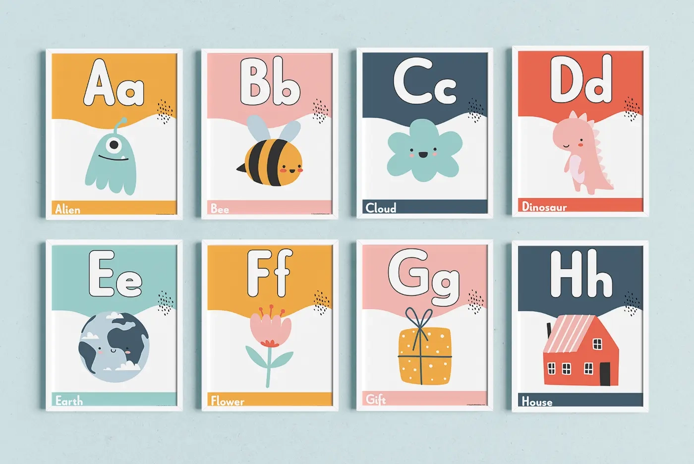 Free Printable Alphabet Posters For Classroom Favorite Printables