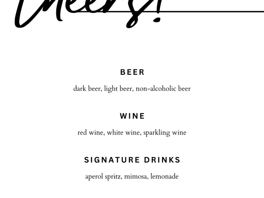 Free Printable And Customizable Cocktail Menu Templates Canva