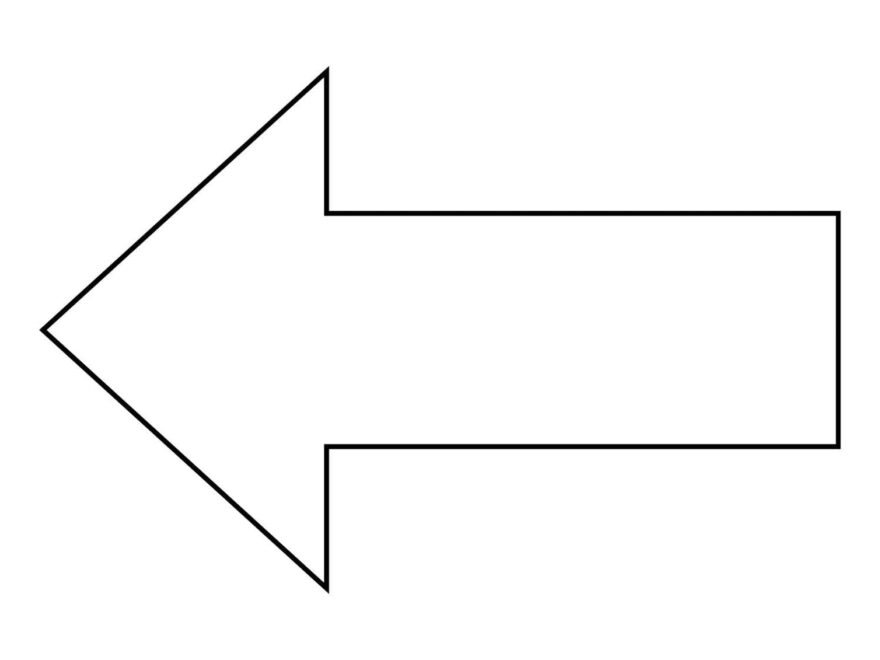 Free Printable Arrow Signs 20 Templates The Pink Craft Box