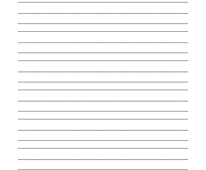 Free Printable Blank Writing Practice Worksheet