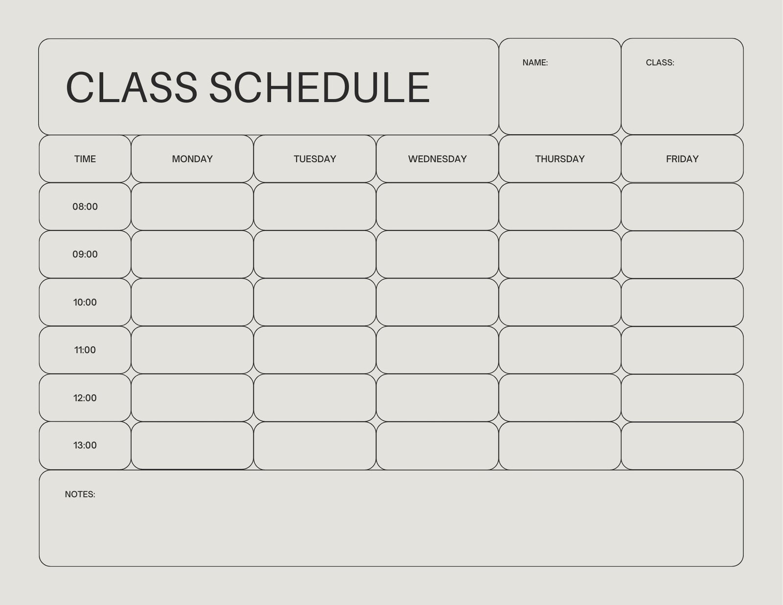 Printable School Schedule Template To Columns Printable School Schedule Template To Columns