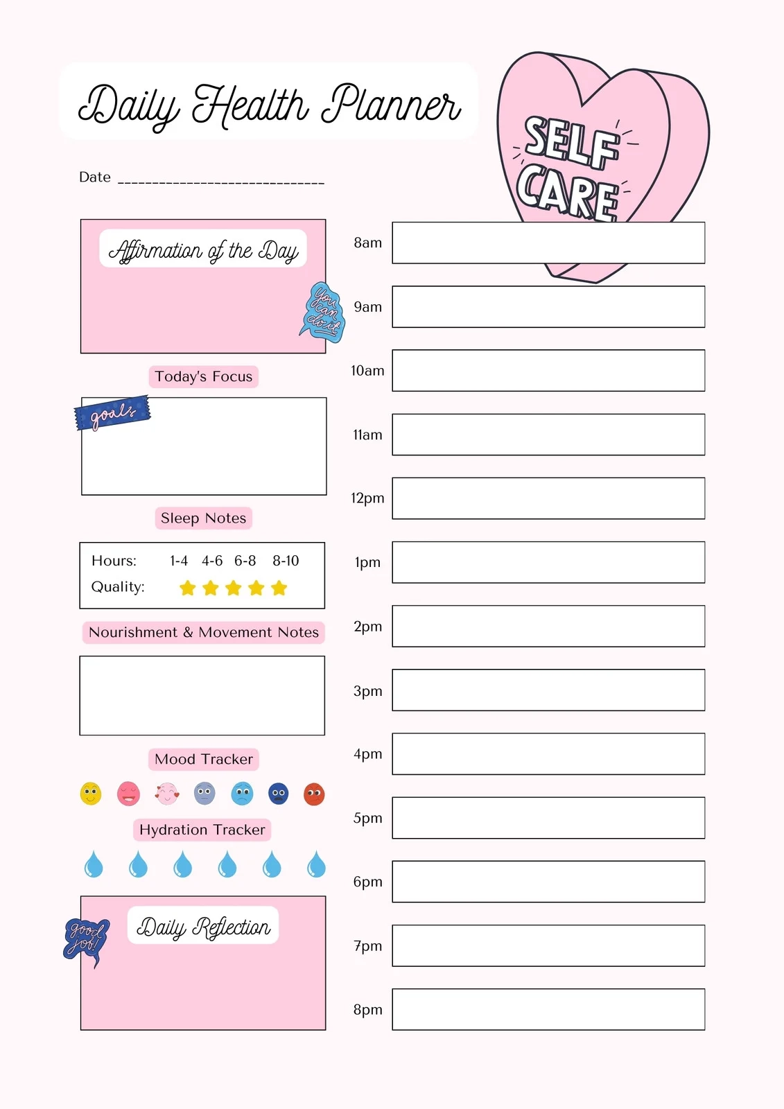 Free Printable Cute Planner Templates To Edit Online Canva Free Printable Cute Planner Templates To Edit Online Canva