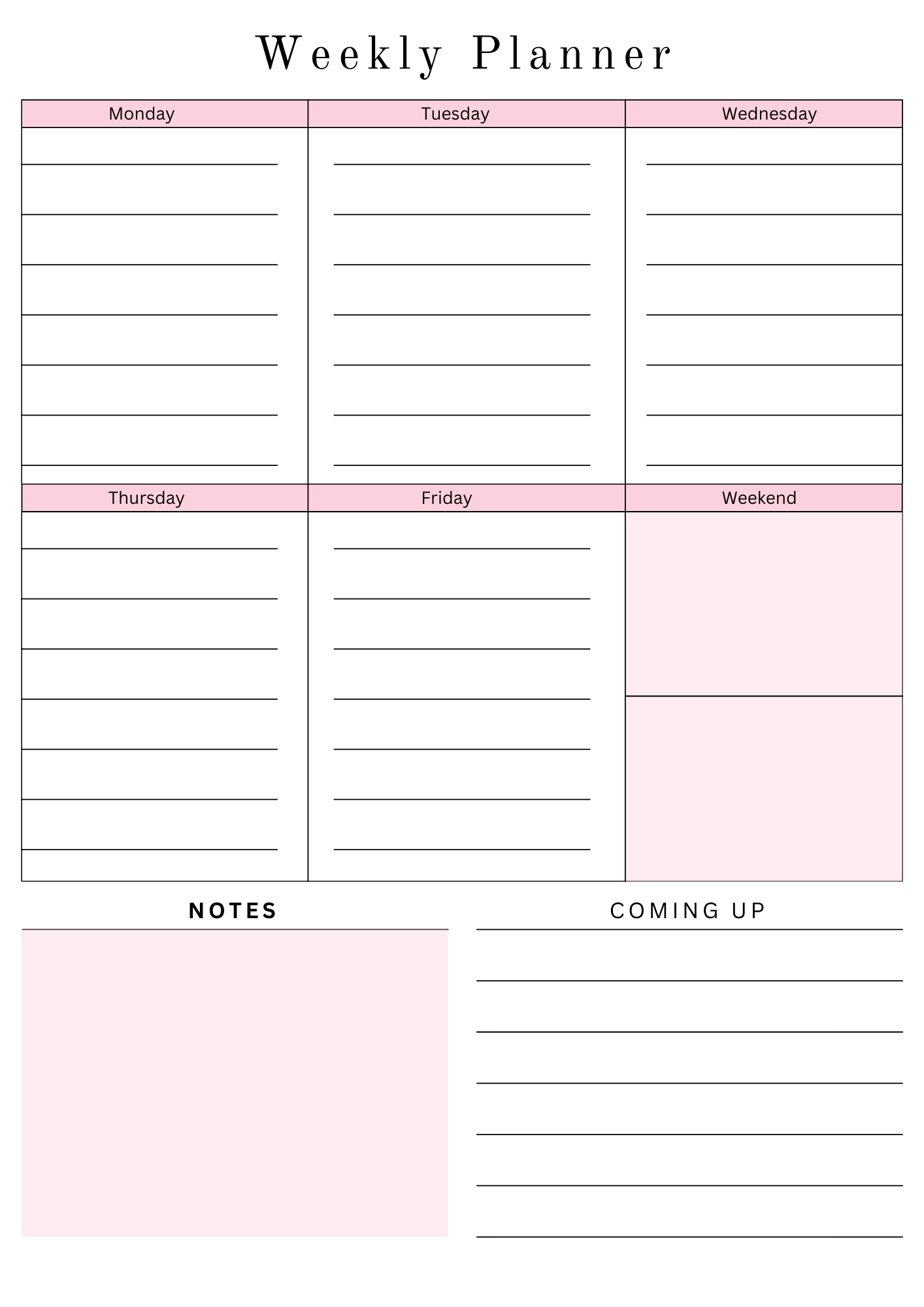 FREE Printable Daily Planner