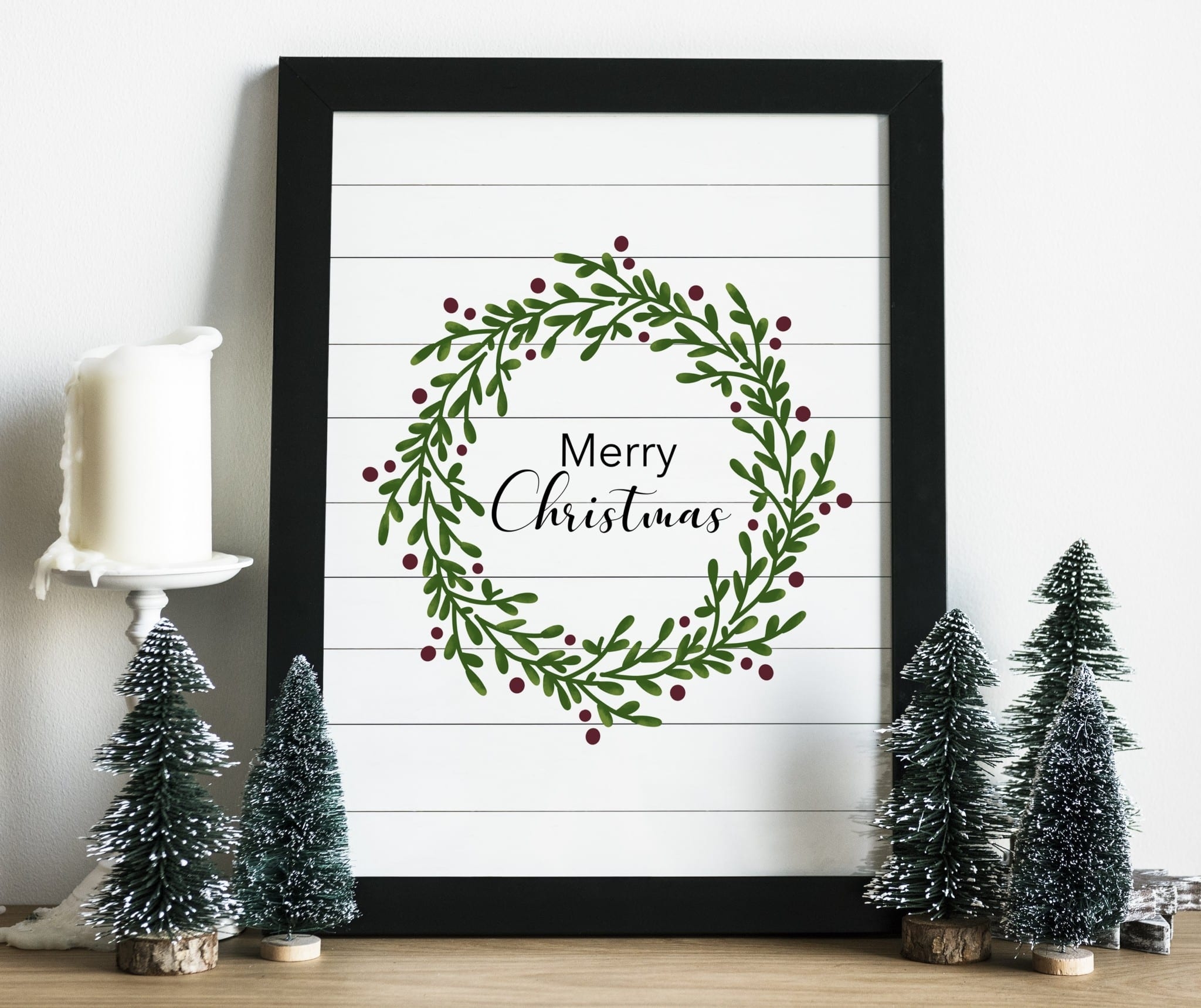 Free Printable Farmhouse Christmas Art Brooklyn Berry Designs