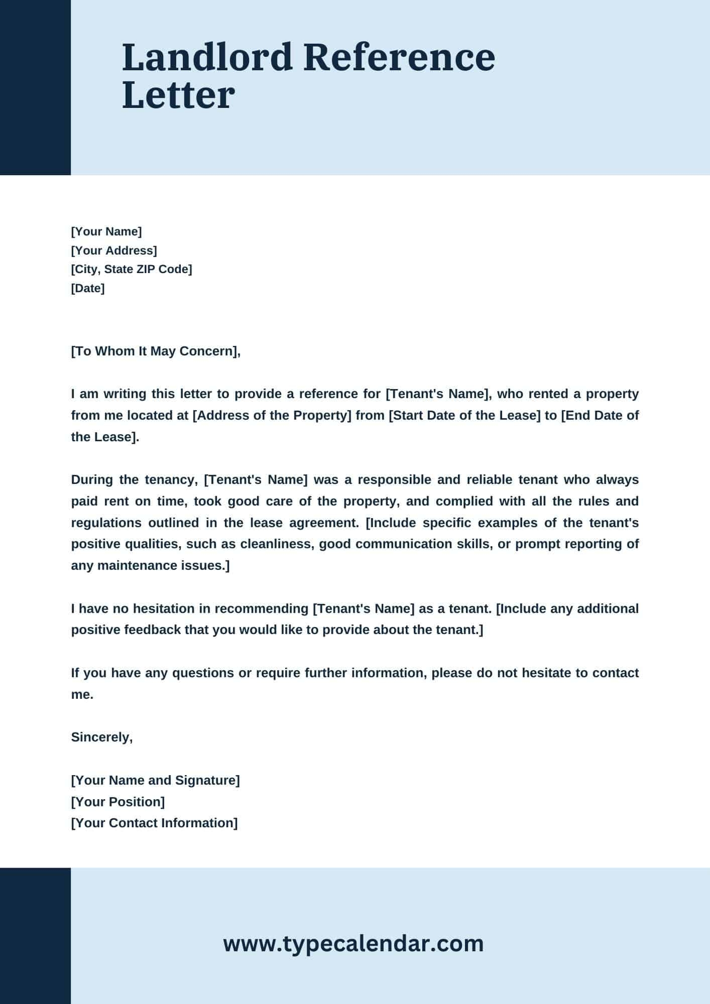 Free Printable Rental Reference Sheet Free Printable Rental Reference Sheet