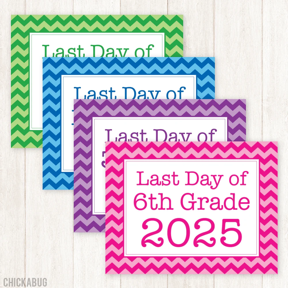 Last Day Of School Printable Signs Last Day Of School Printable Signs