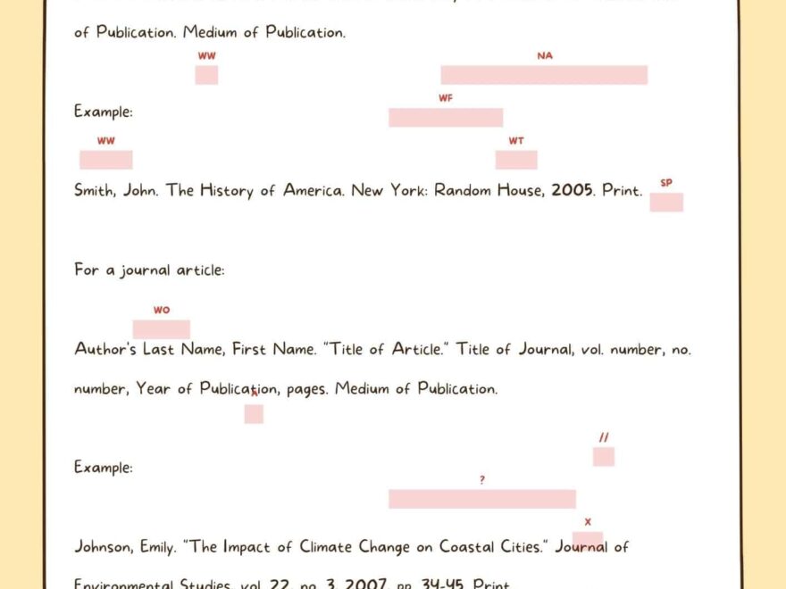 Free Printable MLA Format Templates Word PDF Blank Example