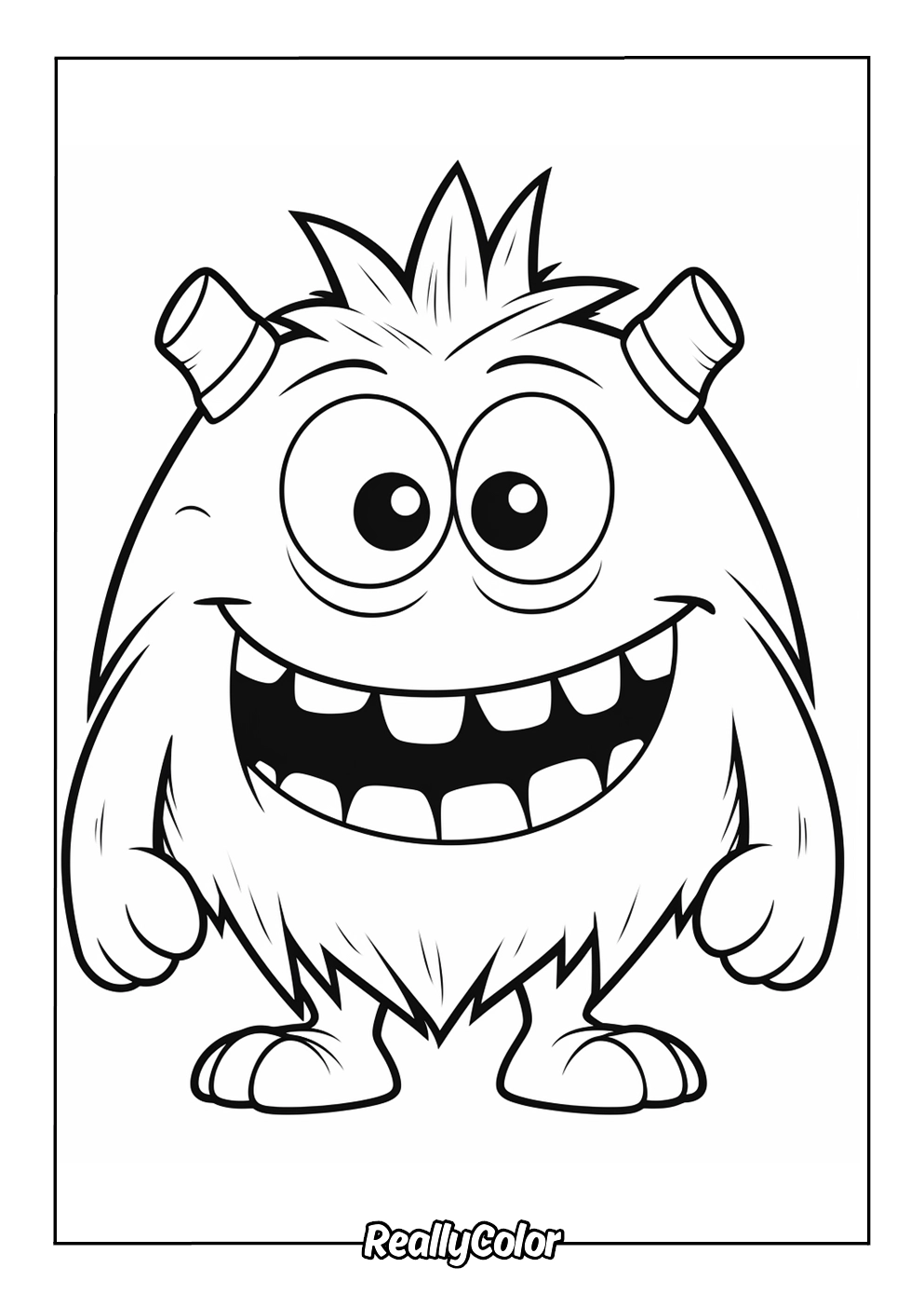 Free Printable Monster Coloring Pages