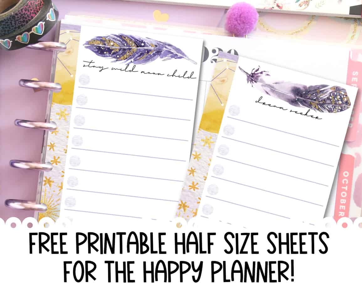 Free Printable Planner Notes Pages Half Size Sheets CUTE INSERTS A Country Girl s Life Free Printable Planner Notes Pages Half Size Sheets CUTE INSERTS A Country Girl s Life