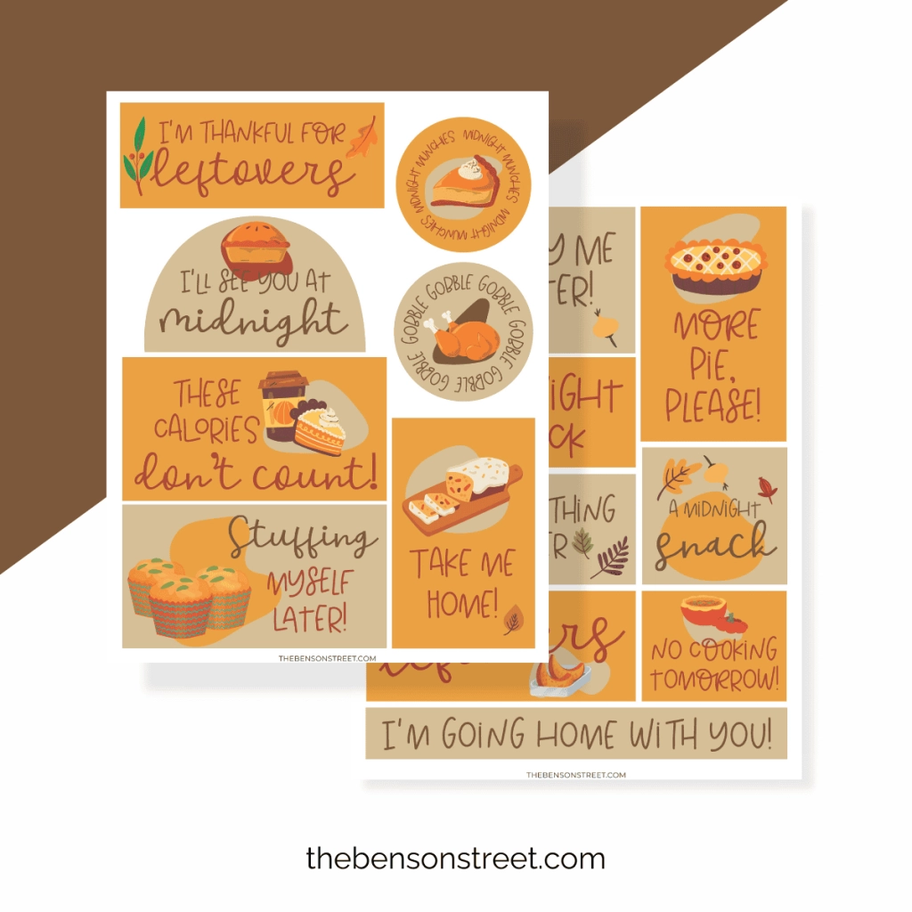 Thanksgiving Food Signs Free Printable Thanksgiving Food Signs Free Printable
