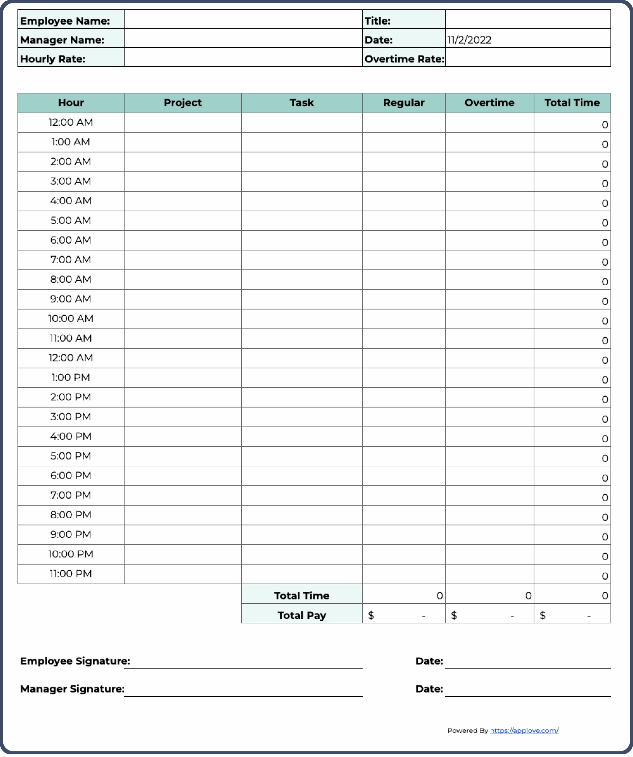 Printable Time Sheets Daily Free Printable Time Sheets Daily Free