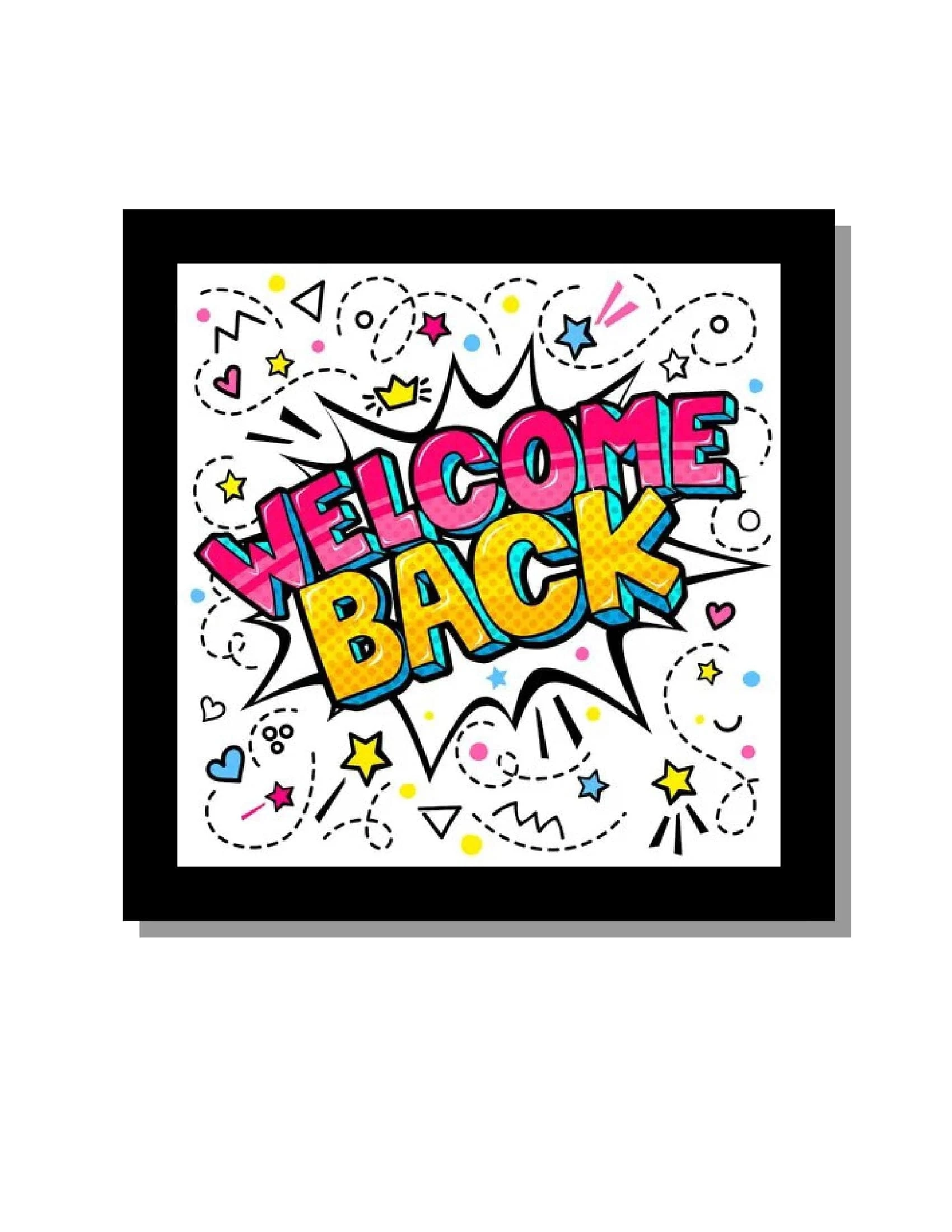 Free Printable Welcome Back Sign Templates PDF Word  Free Printable Welcome Back Sign Templates PDF Word