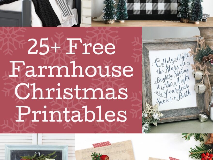 Free Rustic Themed Christmas Printables Mod Podge Rocks