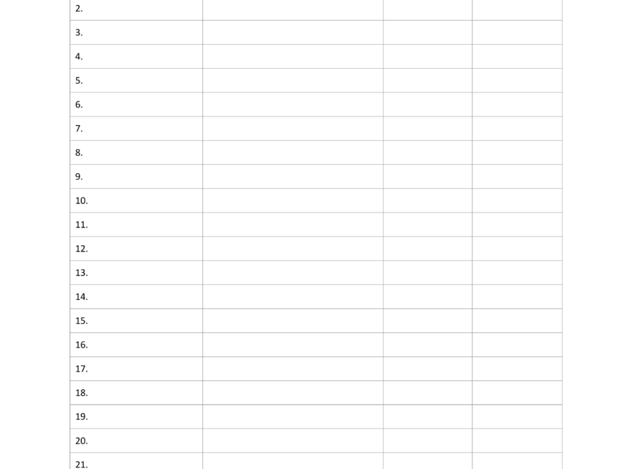 Free Sign In Sign Up Sheet Templates PDF Word EForms