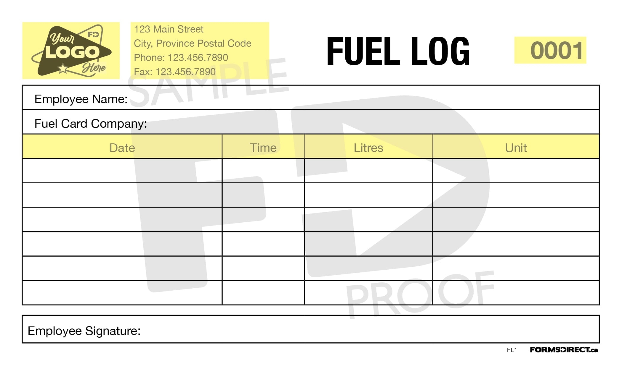 Printable Gas Log Sheets Printable Gas Log Sheets