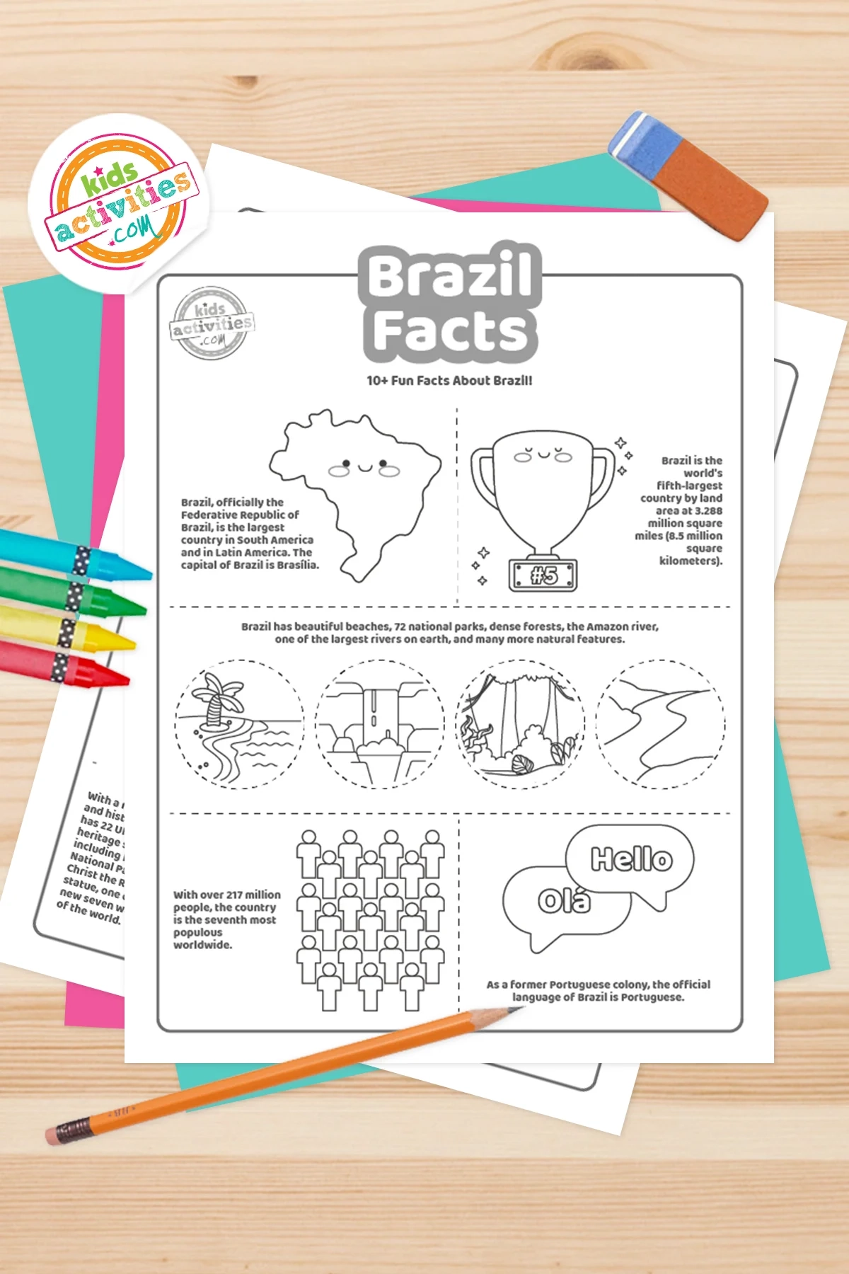 Fun Facts About Brazil For Kids Printable Kids Activities Blog Fun Facts About Brazil For Kids Printable Kids Activities Blog