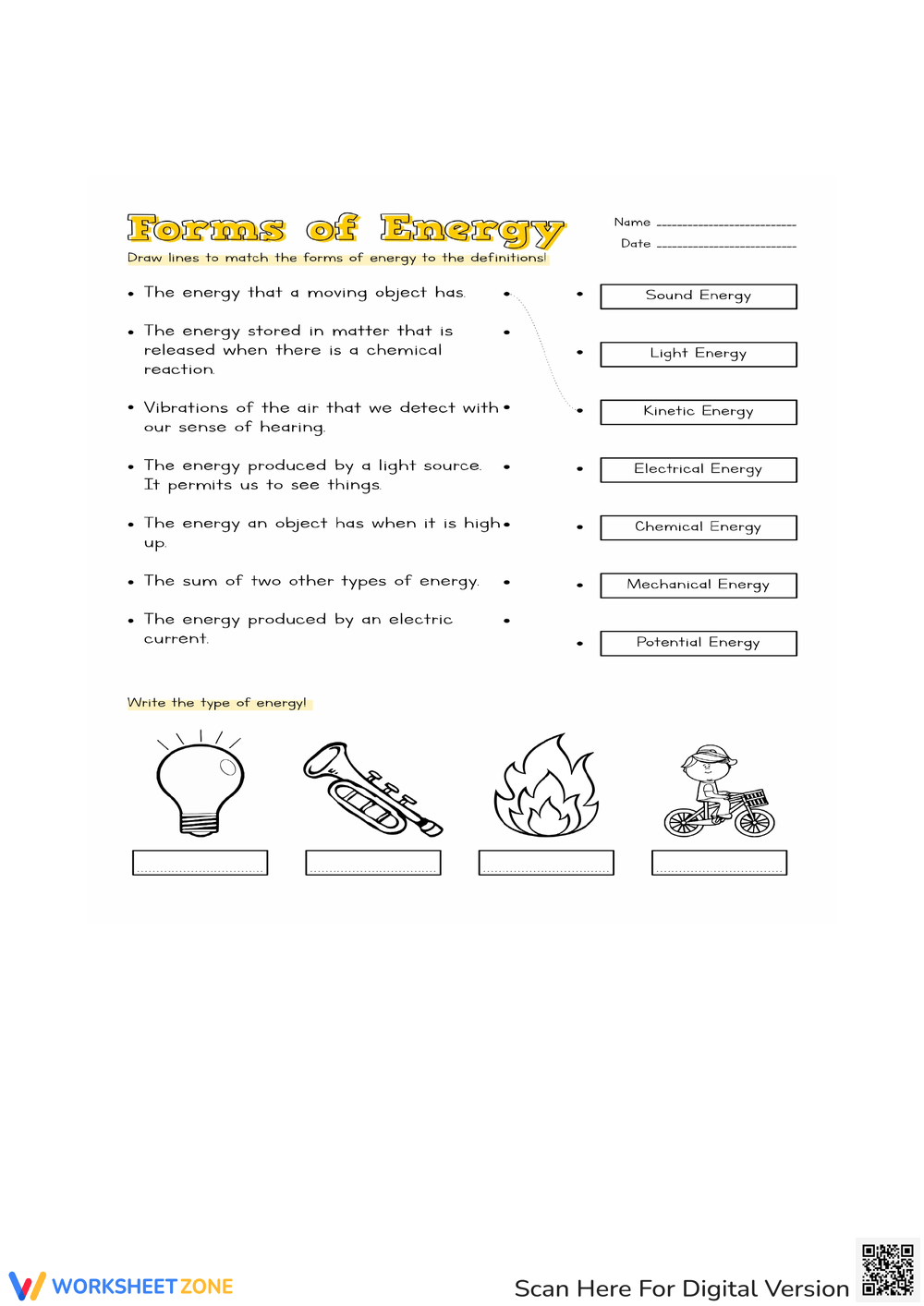 Electricity 4th Grade Science Quiz Printable