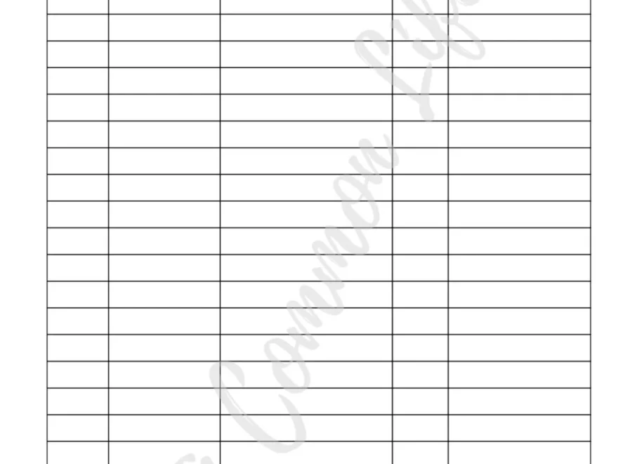 Grade Sheet Homeschool Record Keeping Grade Keeping Etsy