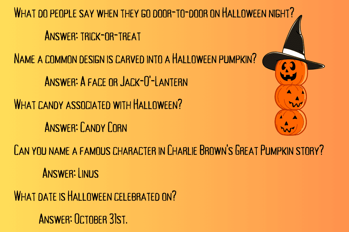 Halloween Quiz Questions And Answers Printable Halloween Quiz Questions And Answers Printable