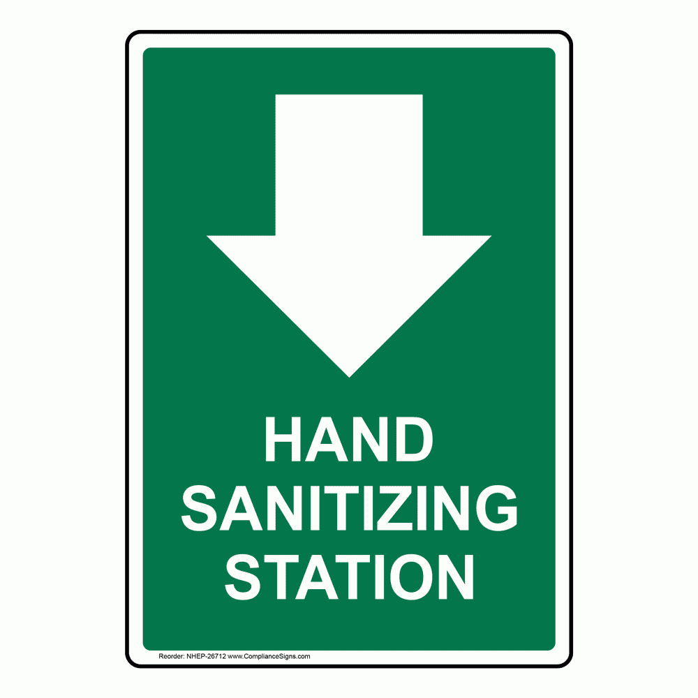 Hand Sanitizer Signs Many Options Easy Order
