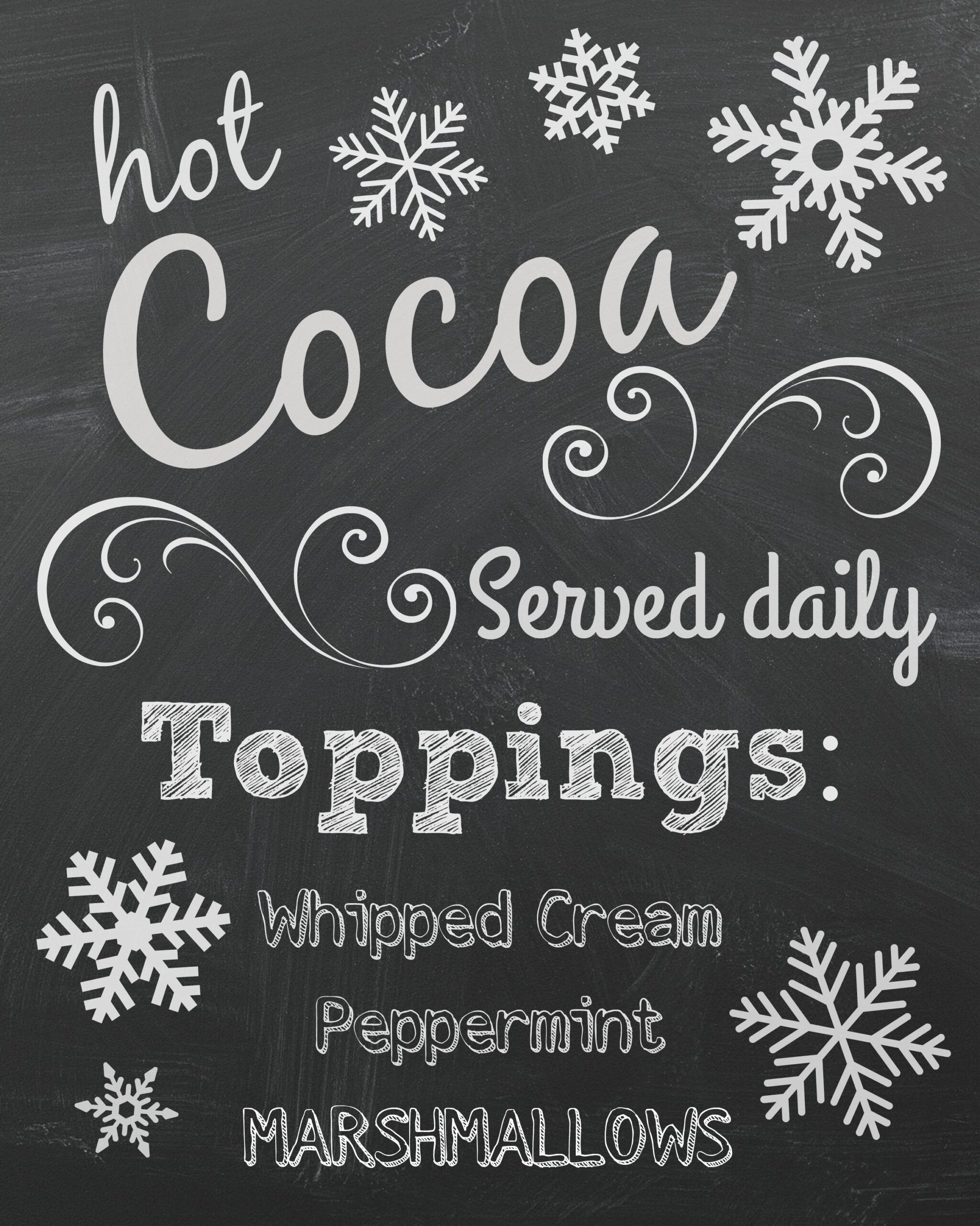 Hot Cocoa Bar Printable Sign HotCocoa KCup Hot Cocoa Bar Printable Sign HotCocoa KCup