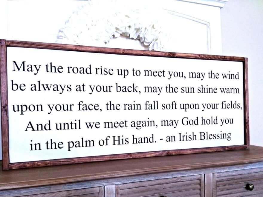 How To Make A Farmhouse Typography Sign Making It In The Mountains