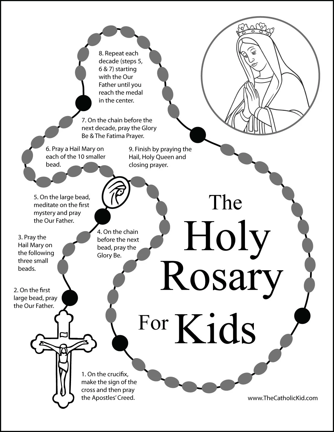 How To Pray The Rosary For Kids TheCatholicKid How To Pray The Rosary For Kids TheCatholicKid