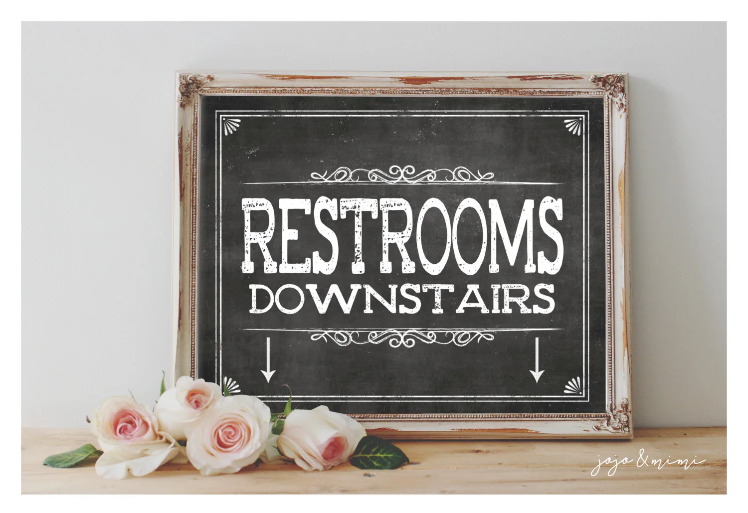 Instant RESTROOMS DOWNSTAIRS Printable Wedding Party OR Event Printable Bathroom Sign Rustic Chalkboard Sign Size Options Etsy Instant RESTROOMS DOWNSTAIRS Printable Wedding Party OR Event Printable Bathroom Sign Rustic Chalkboard Sign Size Options Etsy
