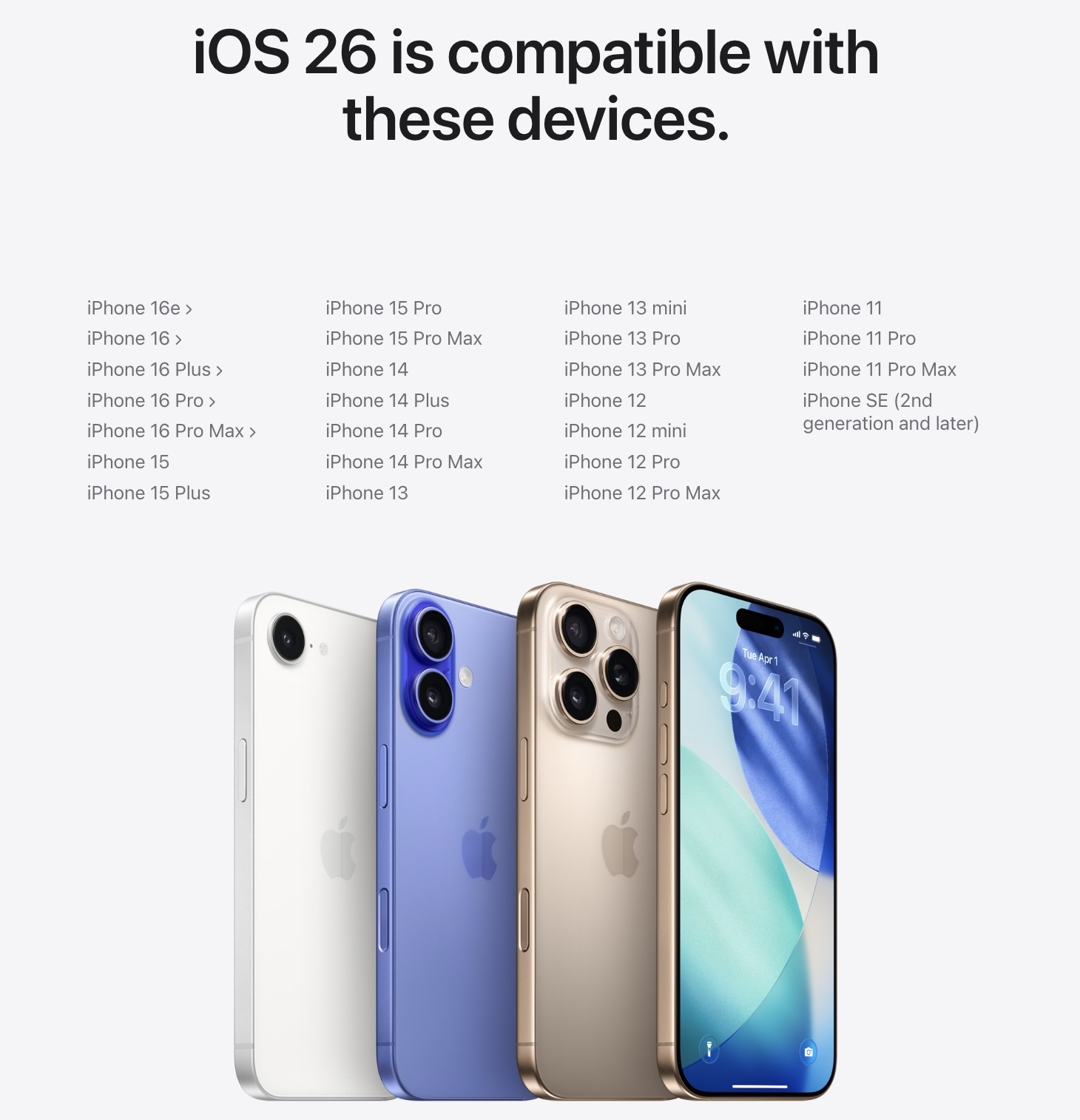 IOS 26 Supported IPhone List Will Your IPhone Run IOS 26 