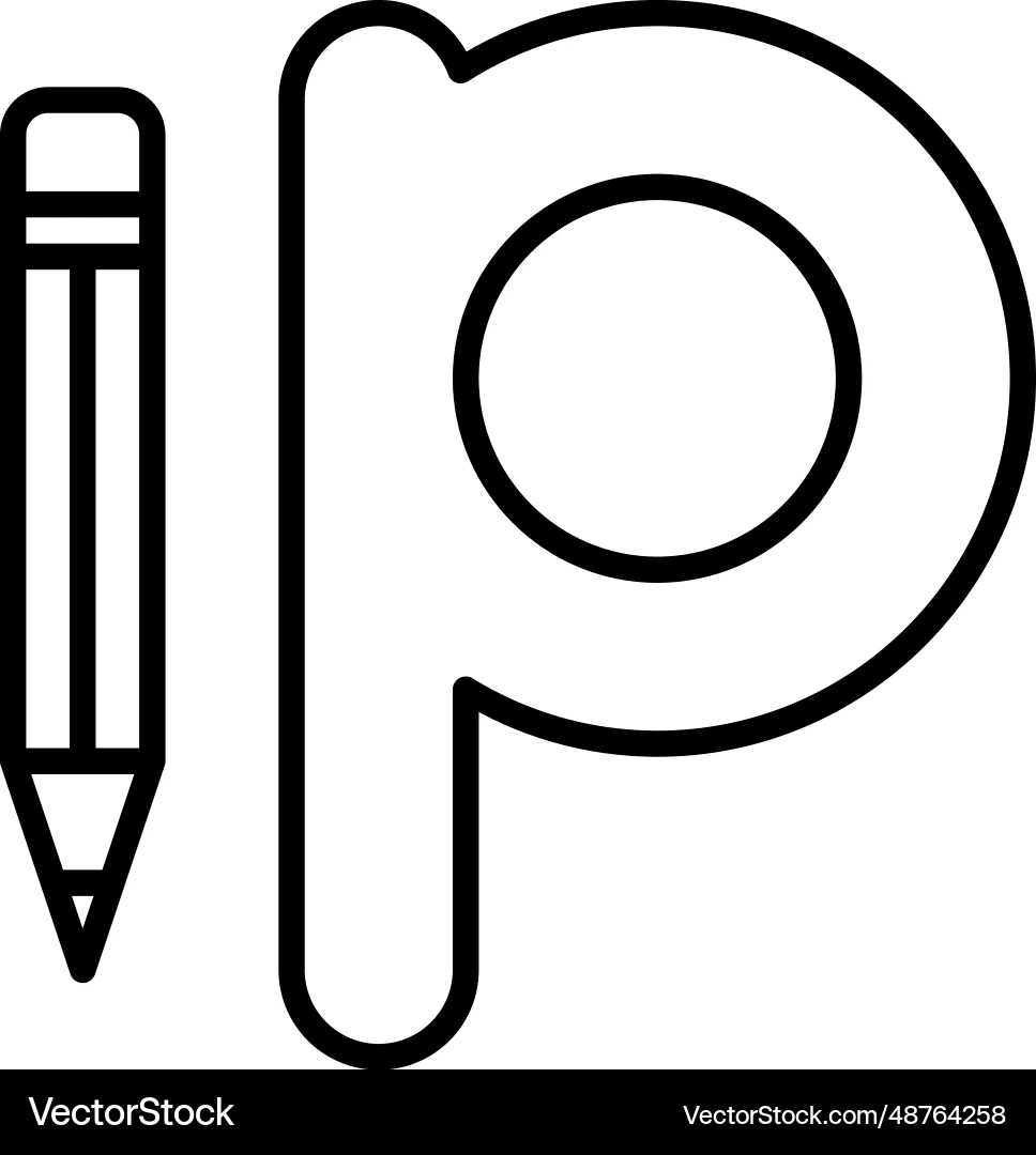 Printable Sign Of The Letter P