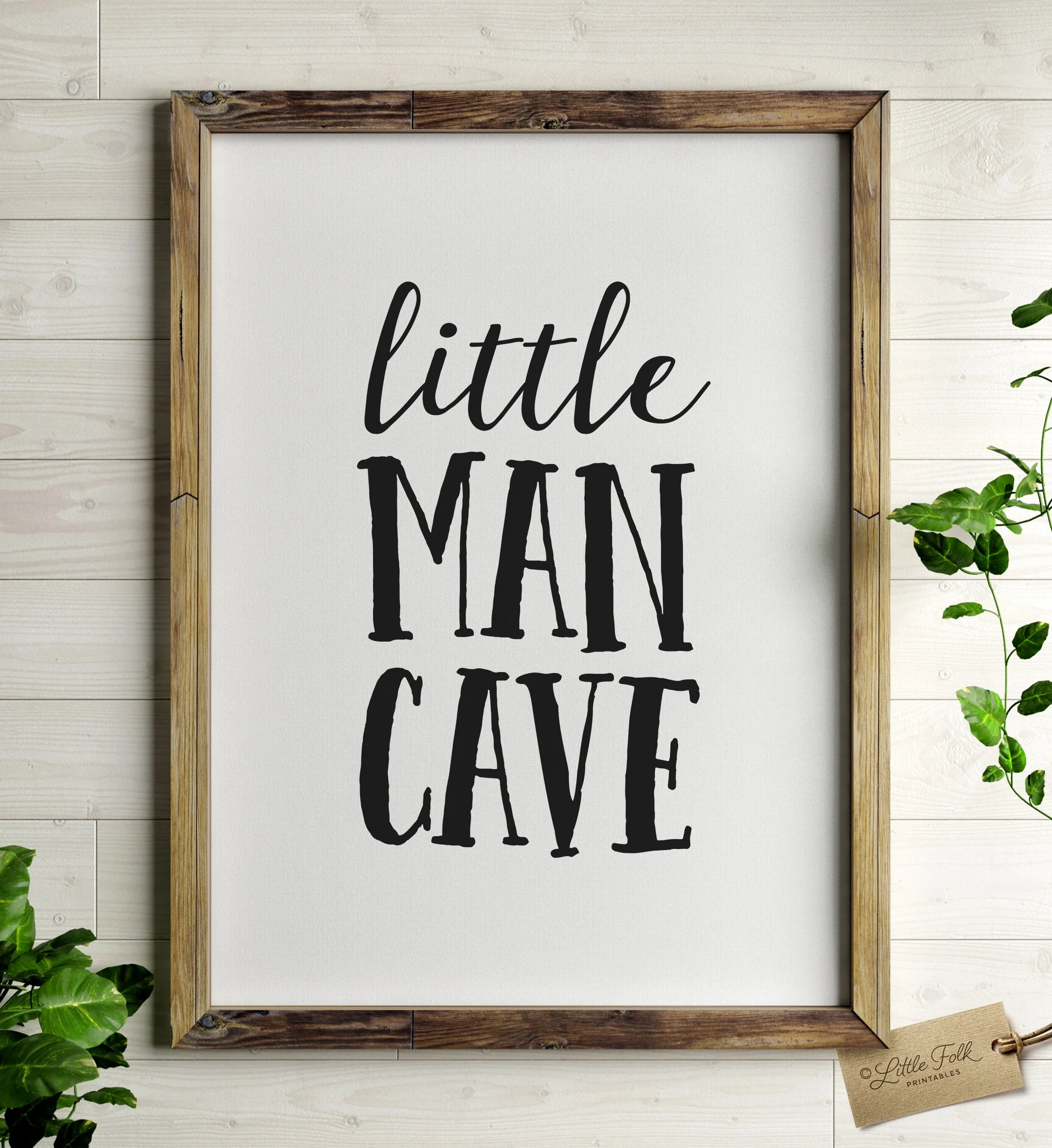 Little Man Cave Print Little Folk Printables Little Man Cave Print Little Folk Printables