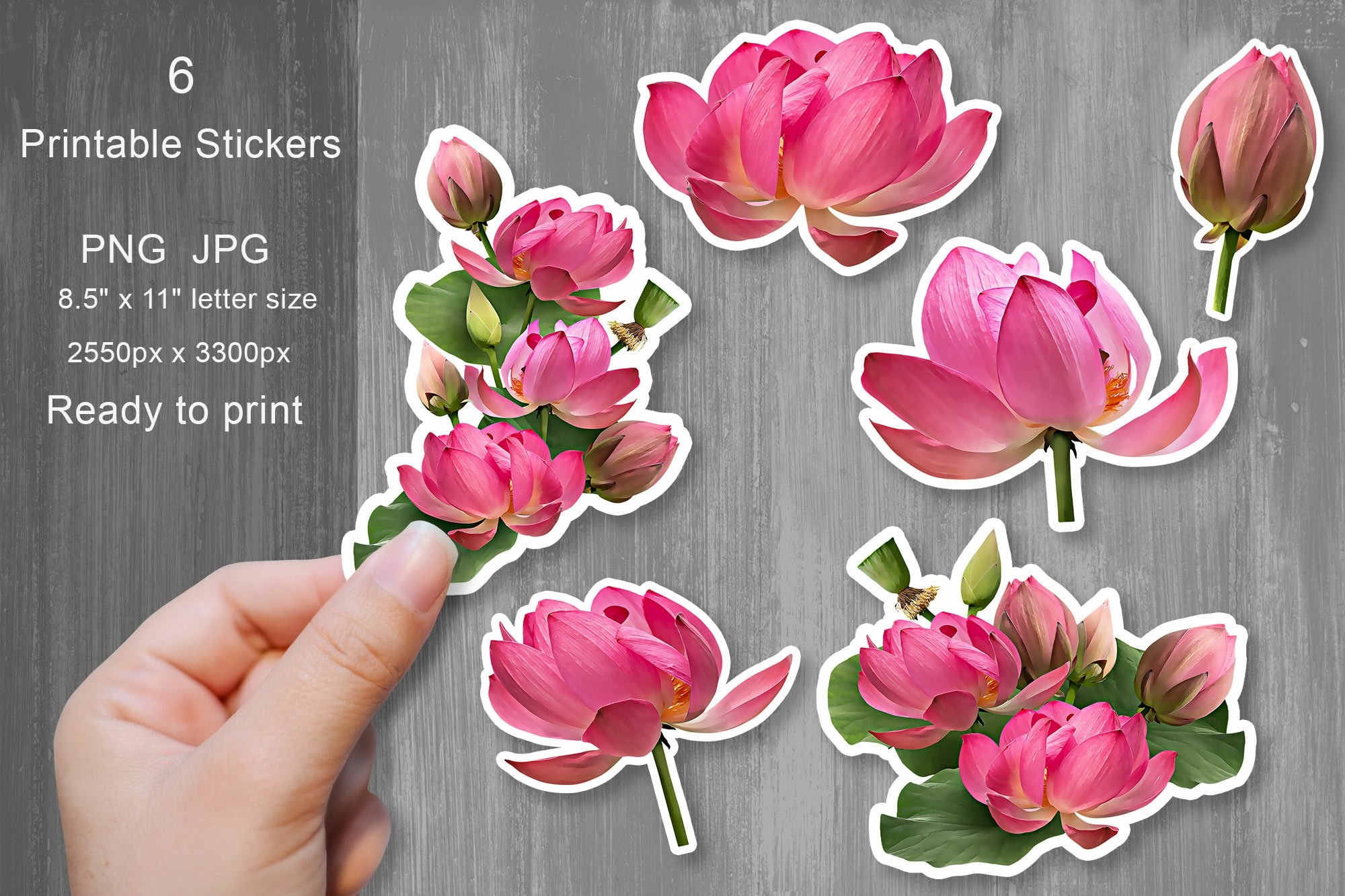 Lotus Planner Sticker Printable Lotus Planner Sticker Printable