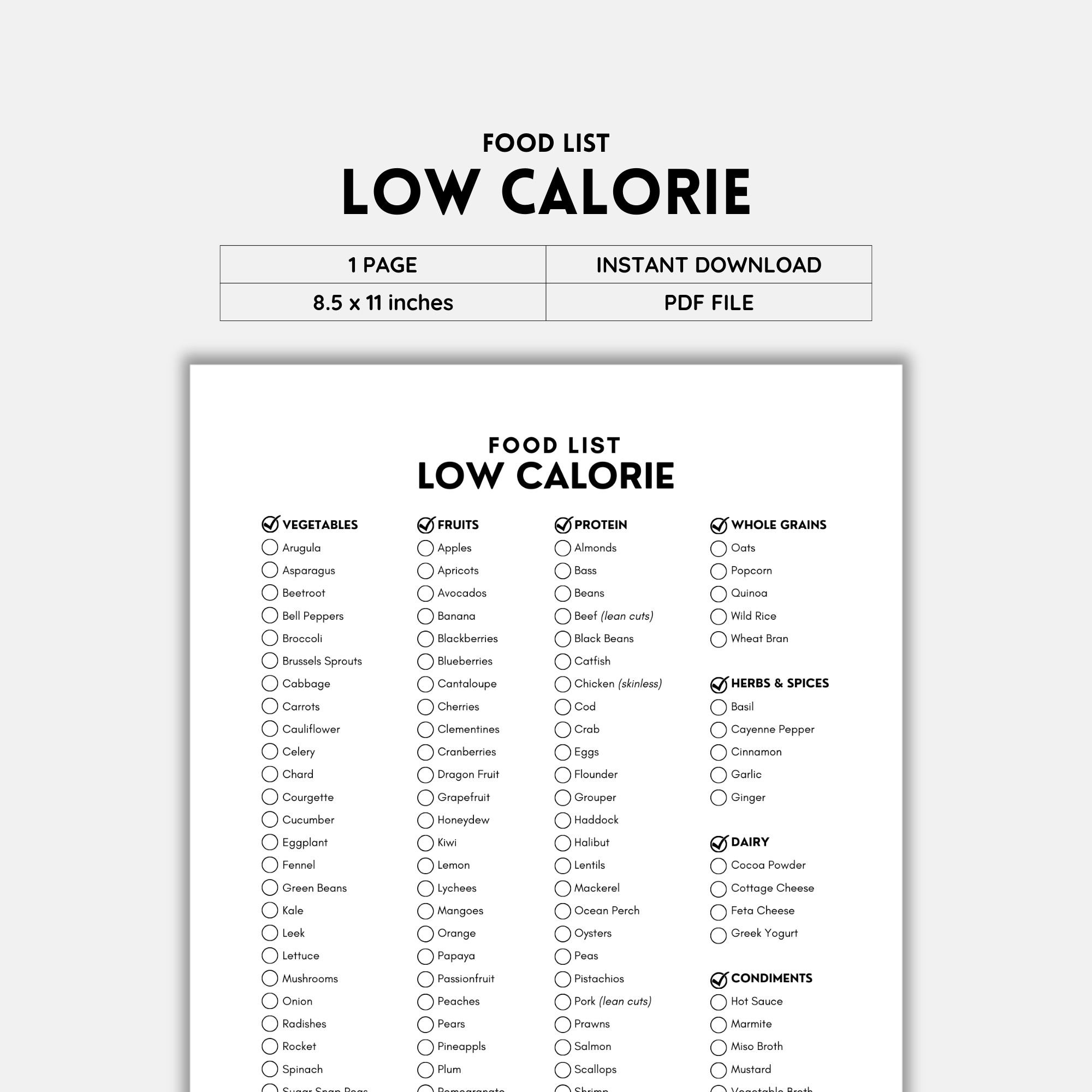 Low Calorie Food List Grocery List Low Calorie Foods Weight Worksheets Library Low Calorie Food List Grocery List Low Calorie Foods Weight Worksheets Library